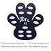 PICK FOR LIFE Dog Paw Protection Anti-Slip Traction Pads with Grip - 24 Pieces Self Adhesive Disposable Dog Shoes Alternative (XL# 81+ lbs, Black)