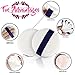 Teenitor 6 Pack Body Powder Puffs, Velour Soft Cushiony Loose Powder Puff With Ribbon Strap, 3.14'' Dia