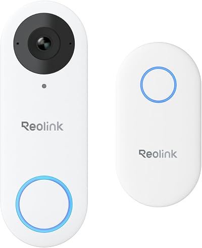 Reolink 5MP PoE Video Doorbell Camera 3:4 View 2-Way Audio Person Package