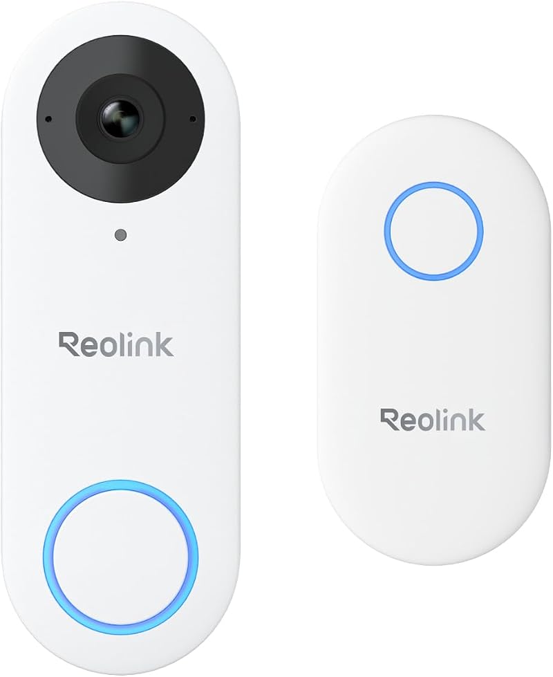 Reolink 5MP PoE Video Doorbell Camera 3:4 View 2-Way Audio Person Package