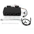 A/C Air Conditioning Evaporator Assembly Unit & Heater Kit, Underdash Heat Cooler Assembly Unit, 3 Speed 12V Electrical Thermostat 4Max Air Volume 600 CFM for Car Truck