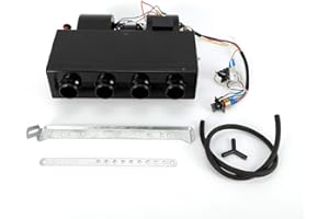 MONIPA A/C Air Conditioning Evaporator Assembly Unit & Heater Kit, Underdash Heat Cooler Assembly Unit, 3 Speed 12V Electrical Thermostat 4Max Air Volume 600 CFM for Car Truck