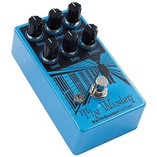 EarthQuaker Devices The Warden V2 Optical Compressor, Guitar Compression Effects Pedal