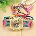 New Brand Handmade Braided Elephant Friendship Bracelet Watch Geneva Watch Ladies Quarzt Watches