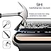 Fotbor for Apple Watch Screen Protector [2 Pack] 38mm Series 3/2 /1, Tempered Glass Screen Protector [Full Coverage] Anti-Scratch Anti-Bubble 3D Curved Edge Compatible for Apple Watch (Black) (38mm)