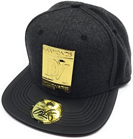Gold Supreme : 24k Gold Diamonds &amp; Millionaires Strapback - Melton Wool &amp; Leather