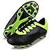 Hawkwell Kids Athletic Firm Ground Outdoor Comfortable Soccer Cleats(Toddler/Little Kid/Big Kid)