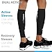 Camden Gear Calf Compression Sleeve by Helps Shin Splints. Leg Socks for Men and Women - Medium
