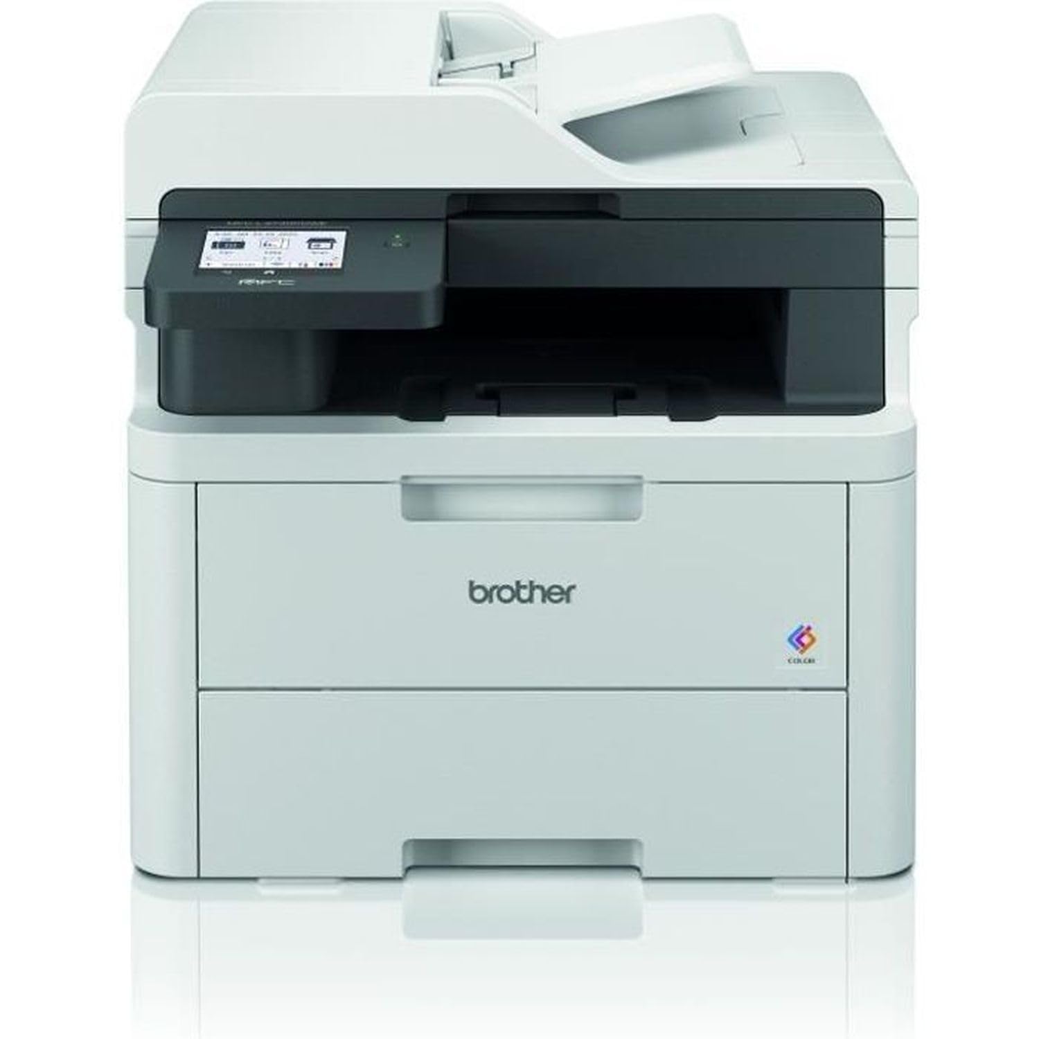 Brother MFC-L3740CDWE EcoPro - Kompaktes 4-in-1 Farb-LED Multifunktionsgerät mit WLAN/LAN, ADF und Automatischem Duplexdruck