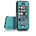 Waterproof case for iPhone 5/5S/SE, Merit Waterproof Shockproof Snowproof Dirtproof Durable Full Sealed Protection Case Cover for iPhone 5/5S/SE (Blue)