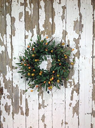 Mills Floral Tuscan Olive Wreath 24"