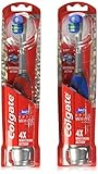 Colgate 360 Optic White Battery-Powered Toothbrush, Soft 1 ea (Pack of 2)