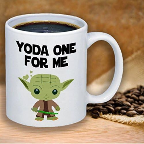 Yoda Mug, Yoda One For Me Mug, Gift for husband, Gift for boyfriend, Gift for her, Star Wars Mug, Funny Coffee Mug 11 Ounce Office Gift Co Worker Gift