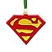 Hallmark Christmas Ornament DC Comics Superman Shield Blown Glass