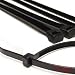 200 Pack 14" Black Cable Ties Heavy Duty 50lb Long Industrial Wire Zip Ties