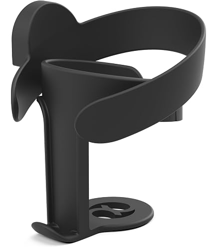 CYBEX AVI/ZENO 2-in-1 Cup Holder Accessory, Stroller Cup Holder with Phone Holder, Adjustable for Optimal Viewing, Compatible with CYBEX AVI Jogging Stroller & ZENO Multisport Baby Trailer