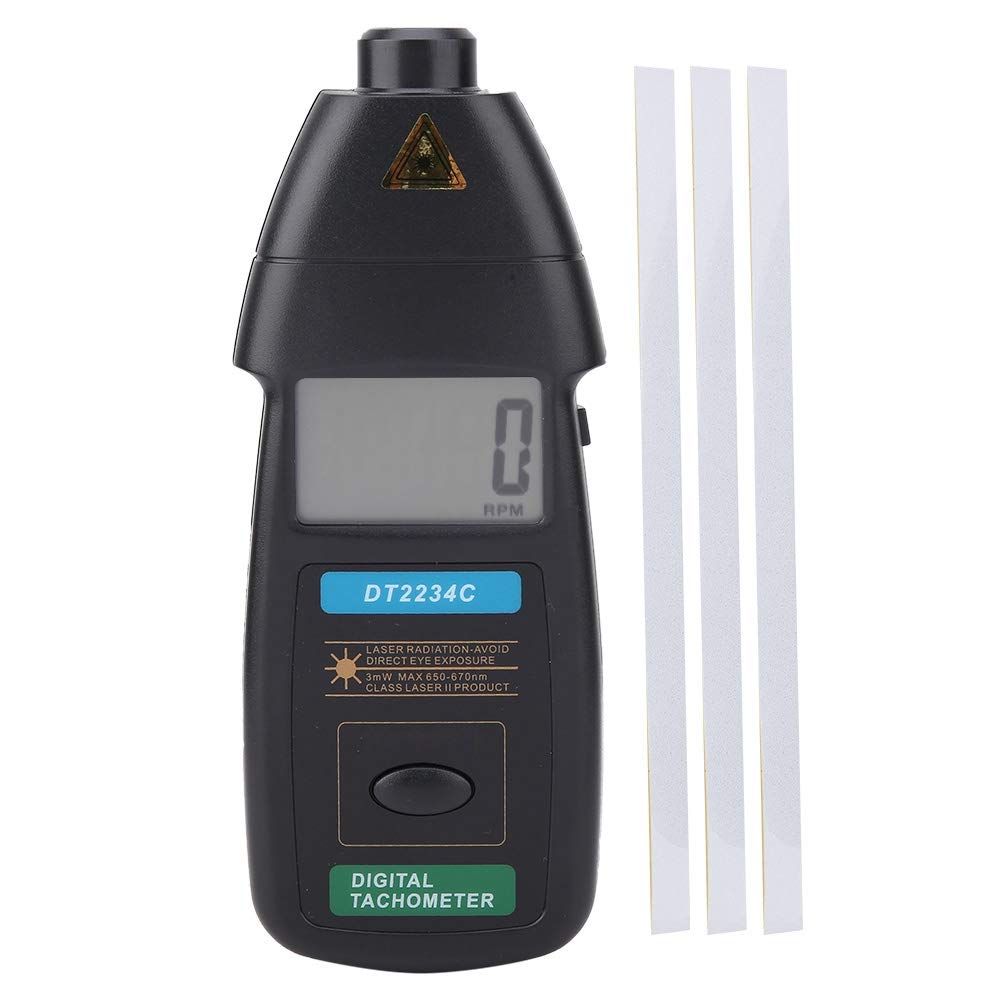 Digital Tachometer, Walfront DT2234C Handheld Digital Laser Tachometer