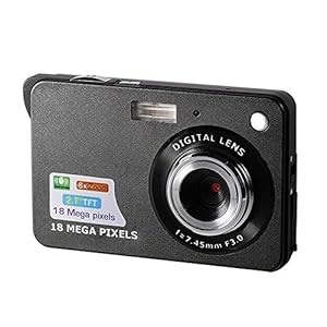 Mini Digital Camera,CamKing CDC3 2.7 inch TFT LCD HD Digital Camera(Black)