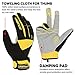 JUSTKIT Cycling Gloves -Touch Screen Full Finger Bike Gloves - Windproof Mountain Bike Gloves - Road Racing Bicycle Gloves - Gel Pad Biking Gloves for Women and Men