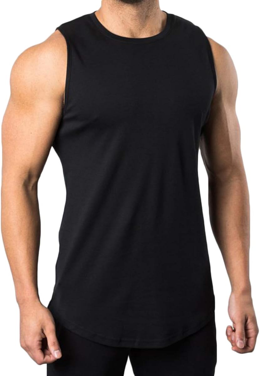 Magiftbox Men’s Active Lightweight Workout Stringer Tank Tops Gym