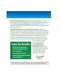 Fórmula de defensa de lactosa Digestive Advantage, 1