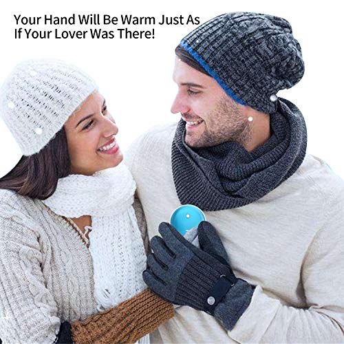 Karecel Hand Warmers Rechargeable, Electric Hand Warmer Reusable 5200mAh Powerbank Portable USB Heater Battery Hot Pocket Warmer Heat Handwarmers, Cool Gifts for Men and Women in Cold Winter - Thumbnail 6