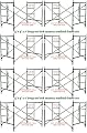 CBMscaffold 8 Set 5' X 5' X 7' Snap on Masonry Scaffolding Frame Sets