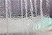 Adwaita 10 Guage Design Clear Shower Curtain Liner, Plastic 3D Water Cube Clear Shower Curtain Liner,No Odors, Eco Friendly