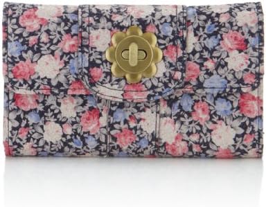Accessorize Womens Freddie Flower Turn Lock Wallet