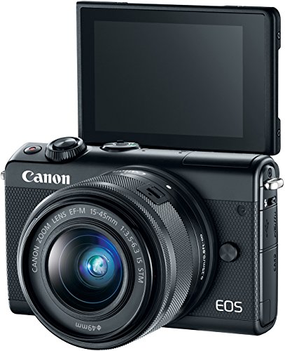 Canon-EOS-M100-Mirrorless-Digital-Camera-EF-M-15-45mm-lens-Black-32GB-SDHC-Memory-Card-Accessory-Bundle