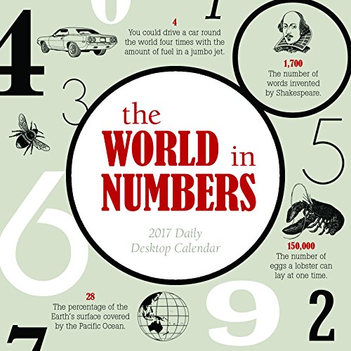 2017 The World in Numbers Daily Desktop Calendar by 