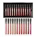 COOSA 12Colors Matte Velvety Liquid Lipstick Set Matte Liquid Lipgloss Long Lasting Waterproof Colourful Lip Gloss Set (12 PCS)