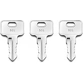 3-Pack 811 Replacement Boat Cabin Latch Keys Pre Cut to Code 801-860, Compatible with Southco Mobella Marine Door Locks