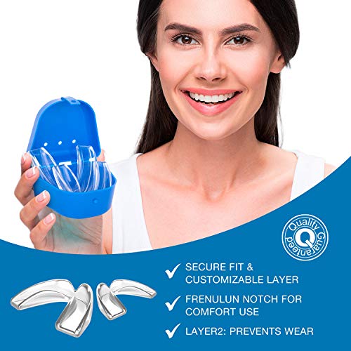Protector bucal para rechinar los dientes y apretar los dientes Protector bucal para rechinar los dientes y apretar los dientes