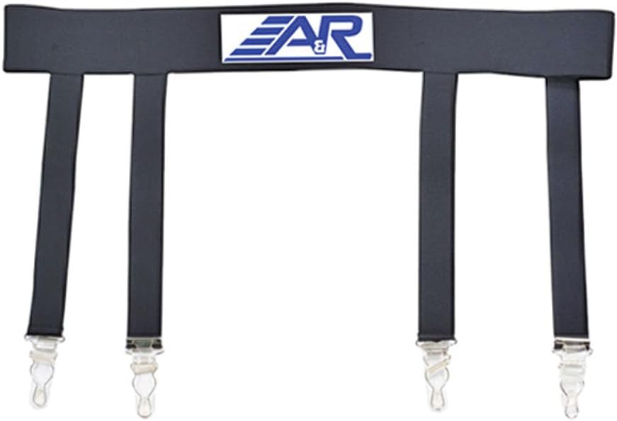 A&R Pro Heavy Duty Ice Hockey Sock Garter Belt Reinforced Stitching