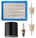 Podoy Club Car Tune Up Kit with Air Oil Fuel Filter Spark Plug for 1992-2004 Golf Cart DS Gas primary