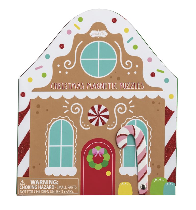 Mud Pie Kids Christmas Gingerbread Magnetic Book