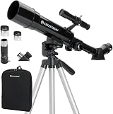 Celestron Travel Scope 50 Portable Refractor Telescope Kit with Backpack