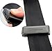 JDopption 2 Pcs Black Smart Seatbelt Adjuster Clip Buckle Shoulder Relax Neck Comfort Supports Seat Belt Clip Cover