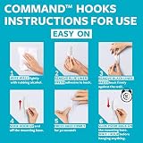 Command Bath Designer Hooks, Water Resistant - 2 Medium Hooks, White view 8