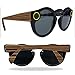 MightySkins Skin Compatible with Snapchat Snapchat Spectacles - Dark Zebra Wood | Protective, Durable, and Unique Vinyl Decal wrap Cover | Easy to Apply, Remove, and Change Styles | Made in The USA