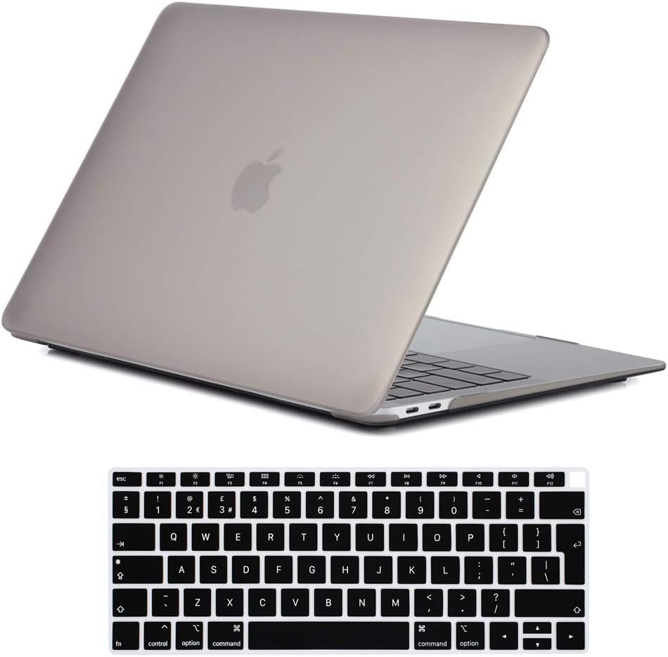 Se7enline 2018/2019/2020 MacBook Air Case 13 Inch Smooth Plastic Hard Shell Laptop Case Cover & Keyboard Cover for MacBook Air 13-Inch Retina Display Touch ID Version Model A1932/A2337/A2179
