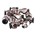 QBGTFAK 1/4 PT Male Thread 8mm Push in Joint Pneumatic Connector Quick Fittings 12 Pcs Ted Lele (8mm 1/4)