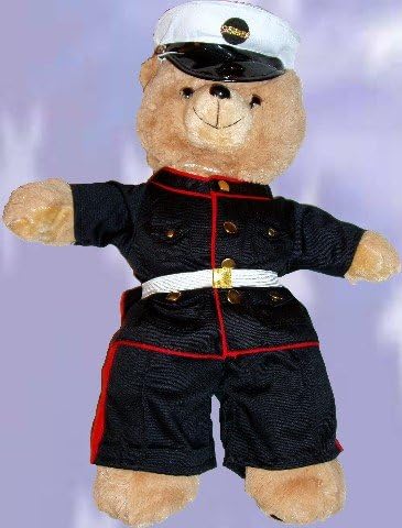 Marine USMC Recordable 15" Military Bear