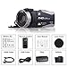 Video Camera Camcorder,Vlogging Camera Recorder for Youtube Full HD 1080P 30FPS 16X Digital Zoom Vlog Camera Support Night Vision Pause Function Time Lapse & Motion Detection