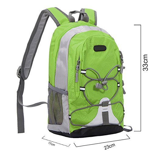 CAMTOA Children Backpack For School Hiking Camping Mini Small Backpack Green