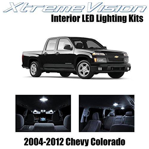 Click Here to See More Images XtremeVision Chevy Colorado 2004-2012 (12 Pieces) Pure White Premium Interior LED Kit Package + Installation Tool Tool