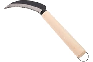 FOMIYES Steel Serrated Sod Cutter Knife with Hand Grip for Precise Grass Cutting and Lawn Maintenance