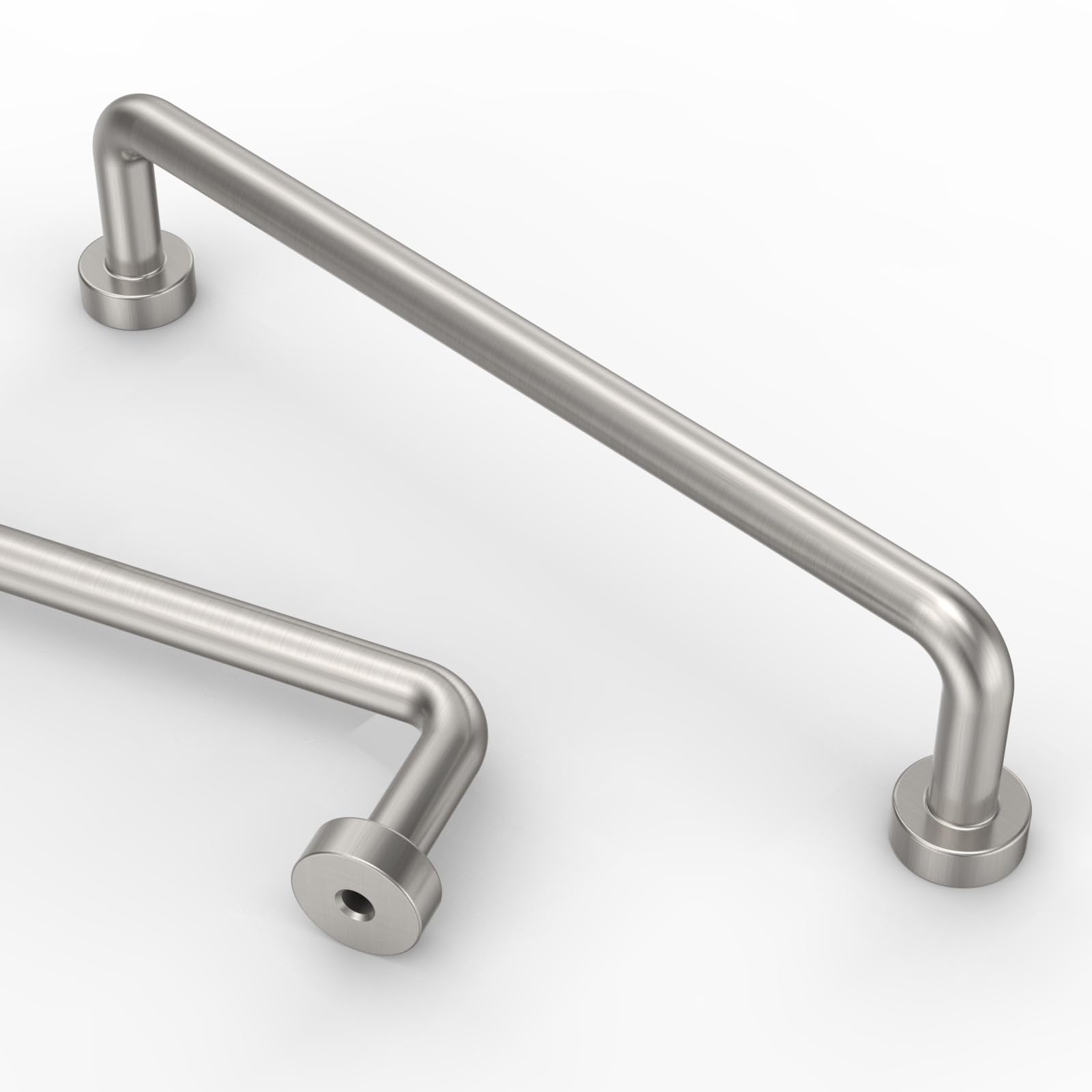 9BUILD 10 Pack 128mm Brushed Satin Nickel Cabinet Pulls - Hole Spacing, Drawer Handles, Drawer Handles, Handles for Kitchen Cabinets, Wardrobe