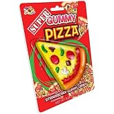 Albert's Super Gummy Pizza Slice Strawberry Gummi Candy 5.29 Ounce Blister Pack
